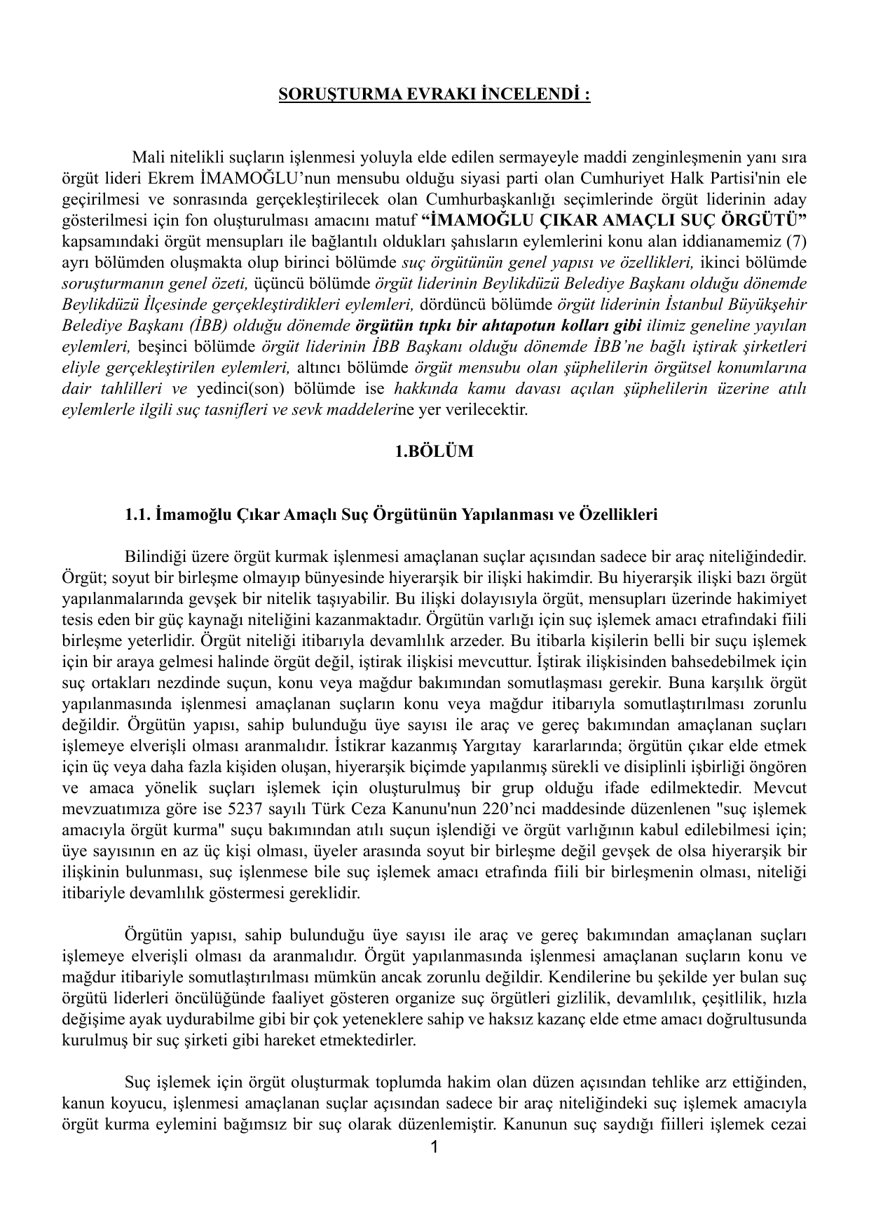 İddianame sayfa 1