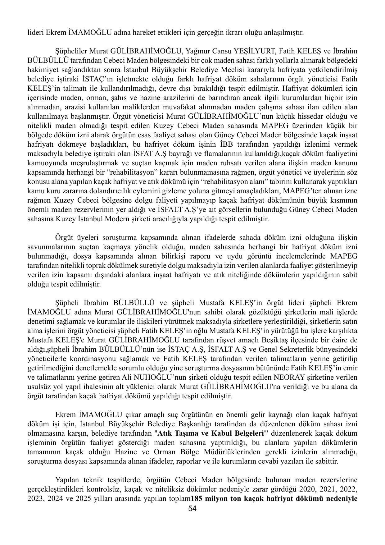 İddianame sayfa 54